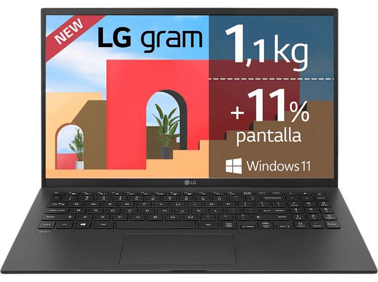 LG gram 15Z95P-G.AA78B, 15" FHD, Intel Evo Core i7-1195G7, 16 GB RAM, 512 GB SSD, Iris Xe, W11