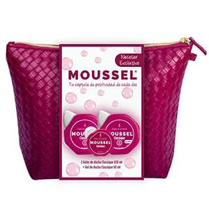 Neceser Moussel Classique para Mujer - Set de Baño con Geles de Ducha 650 ml x 2 + 60 ml