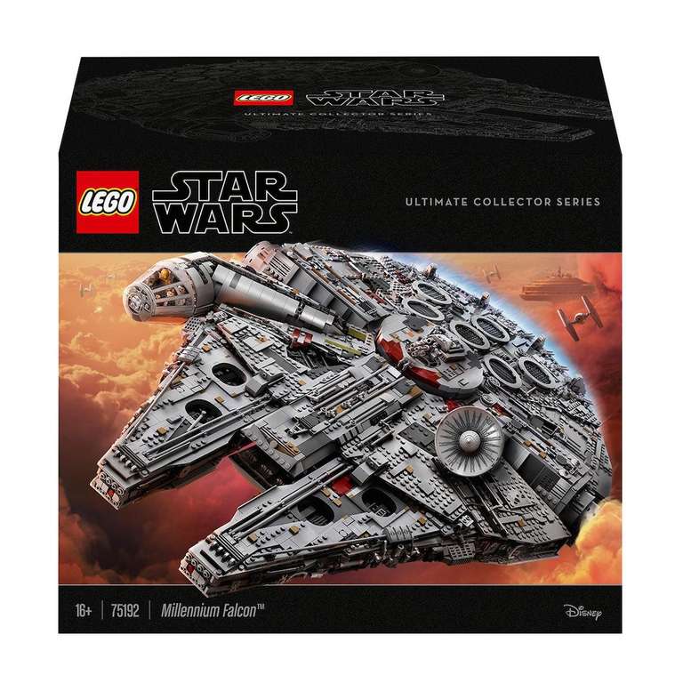 Modelo de Construcción Millennium Falcon Coleccionable LEGO Star Wars