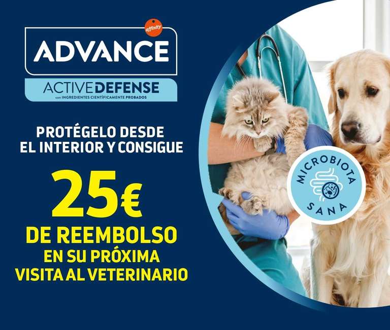 25€ de reembolso en tu visita al veterinario