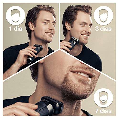 Braun Series 9 Pro Afeitadora Eléctrica Hombre, Máquina de Afeitar Barba con Cabezal 4+1 y Recortadora ProLift, Batería de 60 Minuto