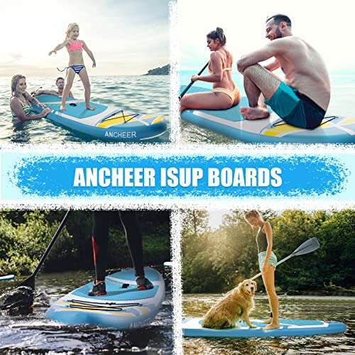 ANCHEER Tabla Paddle Surf Hinchable 305 x 76 x 15 cm,