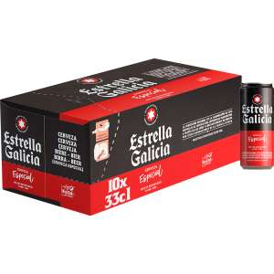 50 Latas Estrella Galicia por 26€ (a 0,52€ la lata)