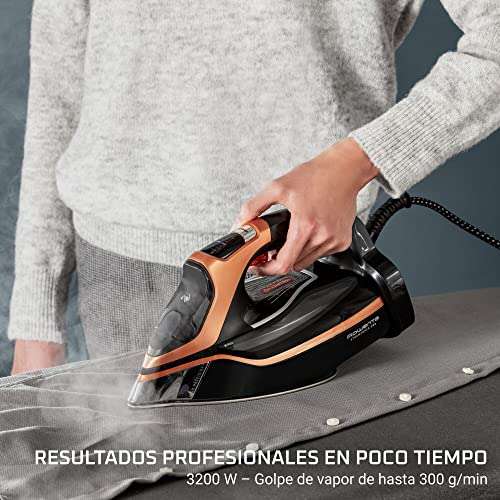 Rowenta SteamForce Pro Plancha de vapor para ropa, 12.6 x 5.98 x 6.1 p -  VIRTUAL MUEBLES