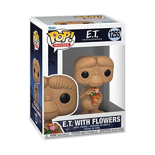 Funko Pop! Movies: E.T. 40th - E.T. with Flowers - E.T. - E.T. The Extra Terrestrial