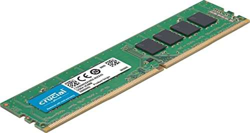 Crucial RAM 16GB (2x8GB) DDR4 3200MHz CL22 (o 2933MHz o 2666MHz) Kit de Memoria Portátil CT2K8G4DFRA32A
