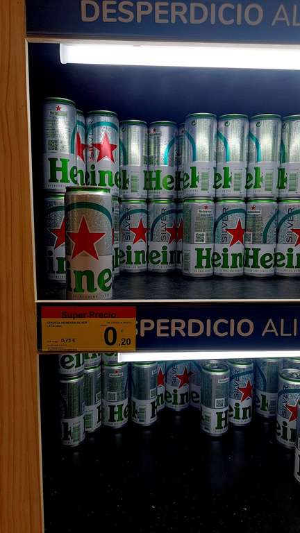 Cerveza Heineken Silver lata 33 cl CARREFOUR PINAR
