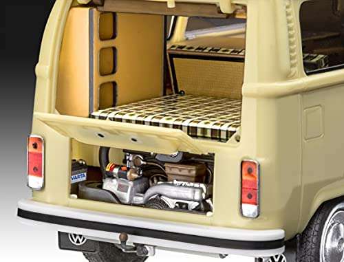 Maqueta Revell 67676 del VW Modelo T2 Camper con el Sistema Easy Click, incluye colores básicos, escala 1:24