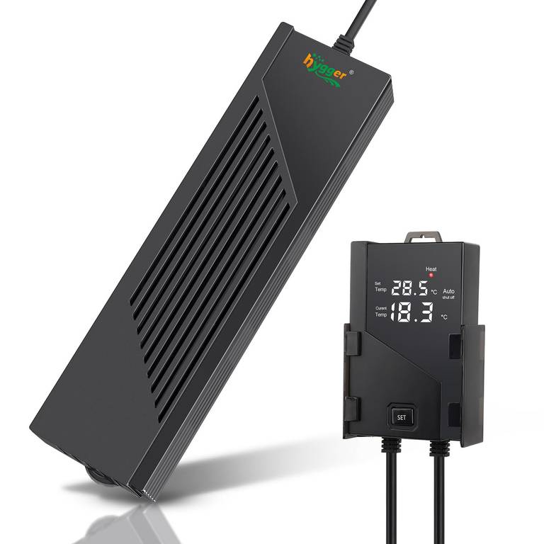 Hygger Sumergible Calentador de Acuario,Calentador de Pecera con Digital Pantalla,500W Adjustable Termostato de Calentador Fish Tank Heater