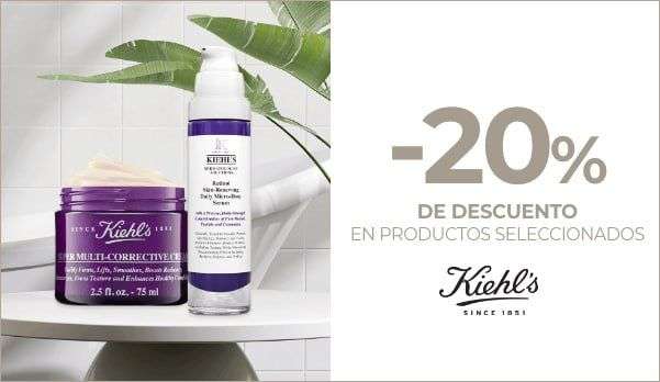 -20% en productos seleccionados Khiels