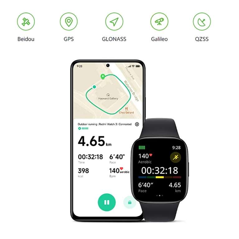 Xiaomi Redmi Watch 3 Reloj Inteligente
