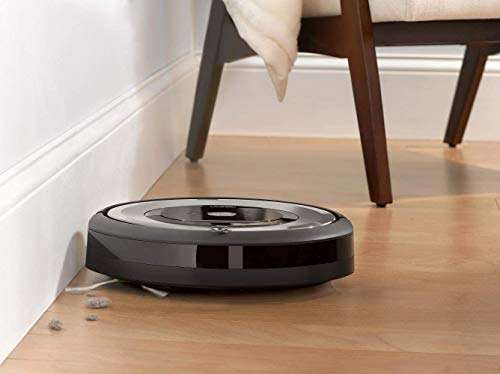 Robot aspirador con conexión Wi-Fi iRobot Roomba e5154, 2 cepillos de goma multisuperficie, óptimo para mascotas