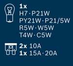 Bosch H7 Maxibox estuche de lámparas de repuesto, 12 V