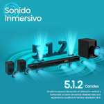 Hisense AX5125H - Barra de Sonido 5.1.2, 500W, Subwoofer y Altavoces Traseros inalámbricos, Altavoces Tiro Techo, Dolby Atmos (Tb ECI y LTC)