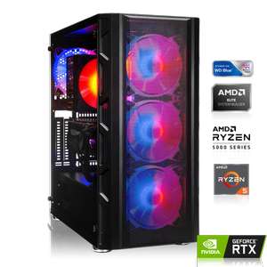 Potente PC Gaming: AMD Ryzen 5 5600, 16GB DDR4, RTX 3070 8GB, 500GB M.2 SSD