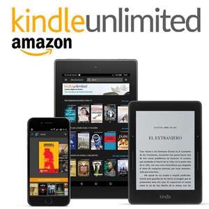 3 Meses GRATIS de Kindle Unlimited, 3 Meses Gratis Audible o 4 Meses 1.99/m