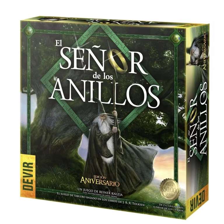 EL SEÑOR DE LOS ANILLOS ED. 20 ANIVERSARIO juego de mesa en Castellano editado por Devir [NUEVO USUARIO 19.99€]