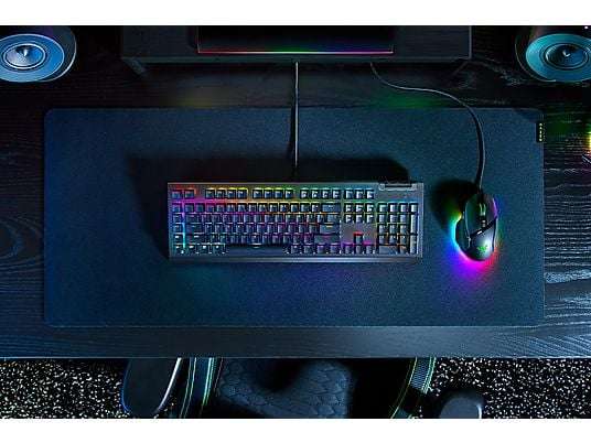 Teclado gaming - Razer Blackwindow V4 X, USB, Teclas iluminadas RGB, 6 teclas macro, Negro