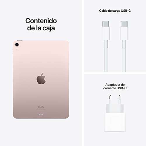Apple 2022 iPad Air (Wi-Fi, 64 GB) - Rosa (5.ª generación)