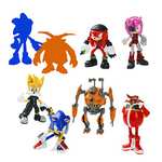 Bizak Sonic Prime. Pack de 8 figuras de 6,5 cm de alto, en caja deluxe que incluye 2 figuras sorpresa exclusivas