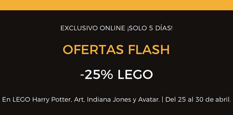 Lego Harry Potter, Indiana Jones y Avatar -25% en todos los sets