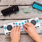 Hercules DJControl Mix Blue Edition – Controladora de DJ Inalámbrica Bluetooth para Smartphones - Exclusiva de Amazon