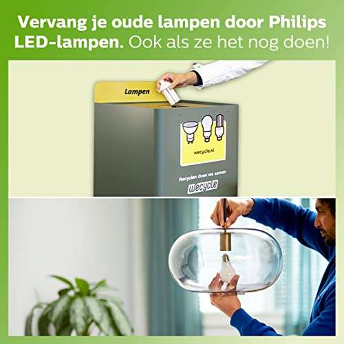 Philips 6 Bombillas LED 60W, E27, 2700ºK