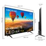 Cecotec Televisor LED 55" Smart TV A1S Series ALU10055S