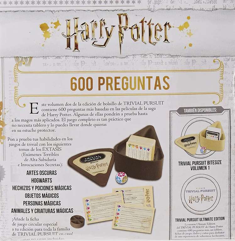 Trivial Pursuit Harry Potter - Juego de viaje - 600 preguntas x 5,59€
