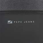 Pepe Jeans Jarvis Bandolera Mediana Negro 17x22x6 cms Poliéster con detalles en Piel Sintética