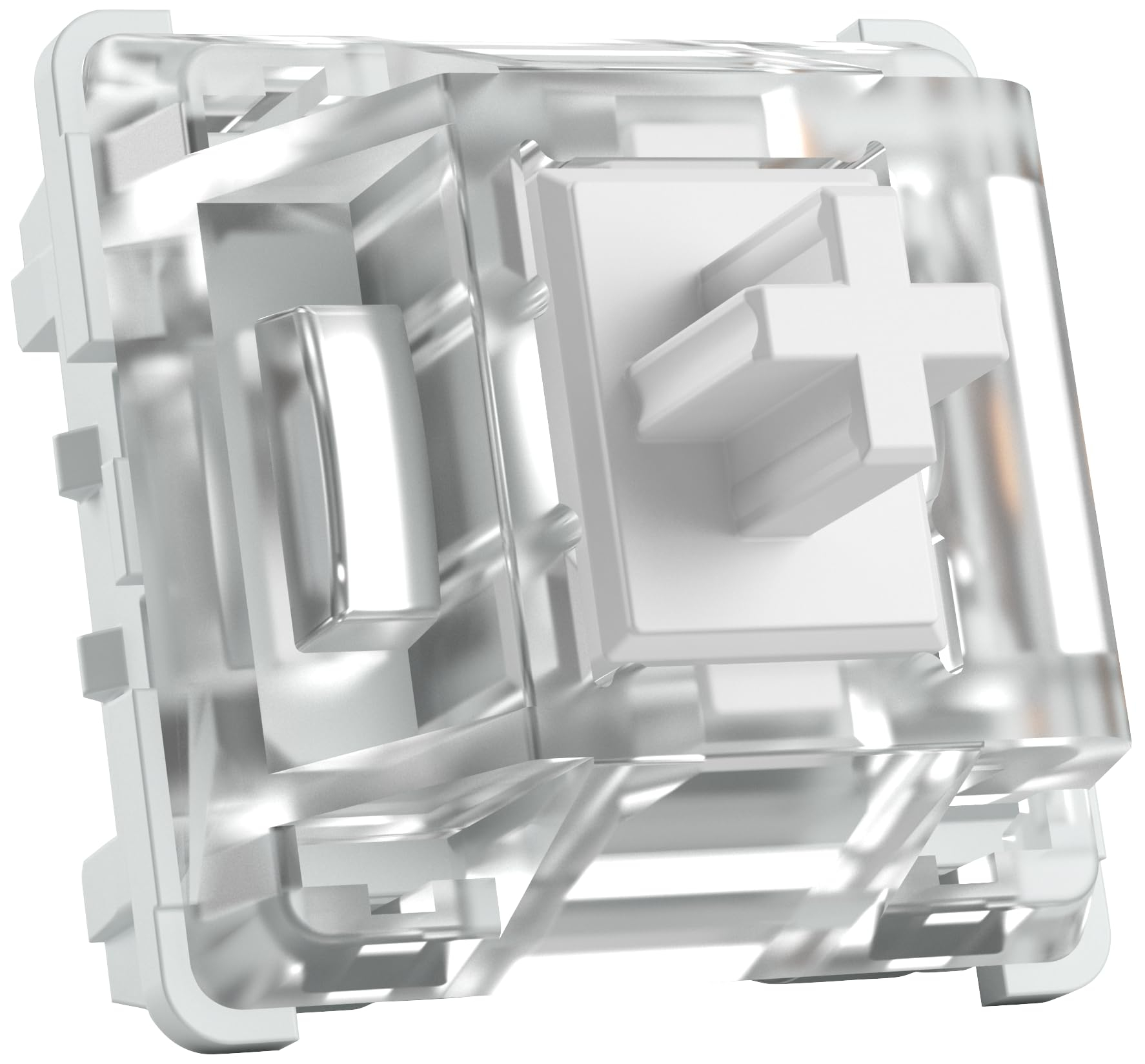 Switches GLORIOUS Gateron Clear para teclado mecánico – 120 unidades, lineales y 35 g