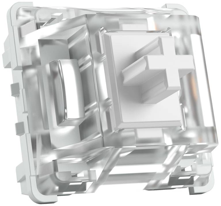 Switches GLORIOUS Gateron Clear para teclado mecánico – 120 unidades, lineales y 35 g