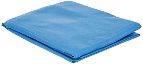 Amazon Basics - Juego de toallas de viaje y deporte (microfibra, 1 toalla de baño grande y 1 toalla de mano)
