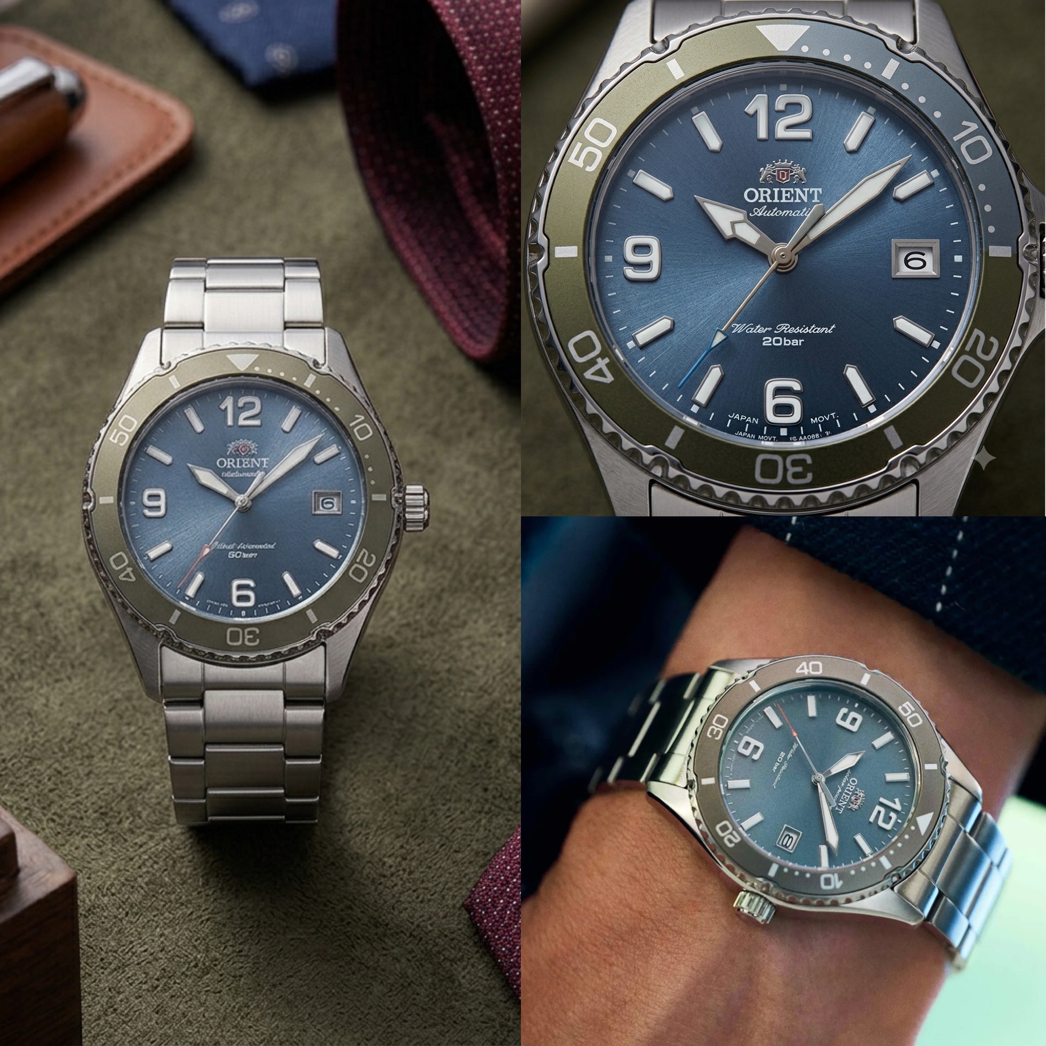 Reloj ORIENT Mako Sports Solar RA-WJ0002L10B | SOLAR (Mov. Seiko VS42) | ZAFIRO | Caja 42,8mm | 20ATM/200m