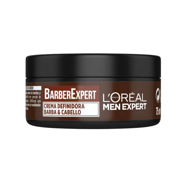 3x L'Oreal Paris Men Expert - Barber Club crema para definir la barba y el cabello - 75 Ml. 3'02€/ud