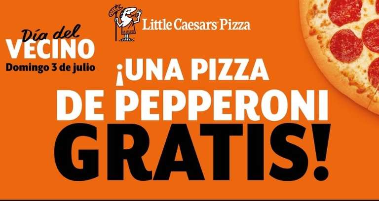 Dos pizzas a 6€ en Little Caesars (Madrid) el Domingo 3 de Julio