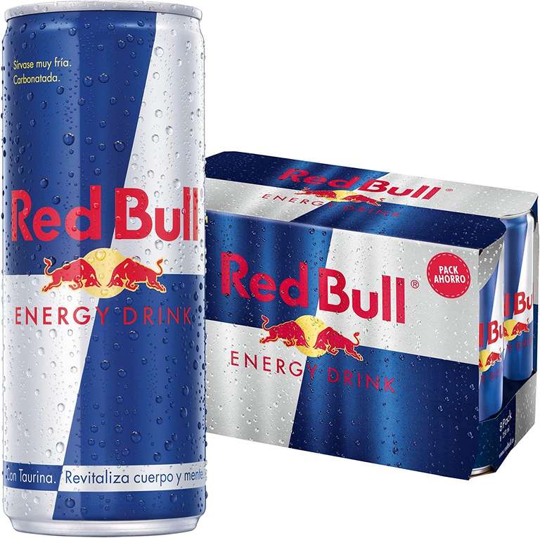 Pack Red Bull 8 latas 250ml solo 4€