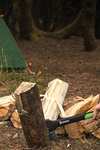 Gerber Hacha para camping y exteriores, Freescape Axe 17.5 pulgadas, Longitud 44.4 cm