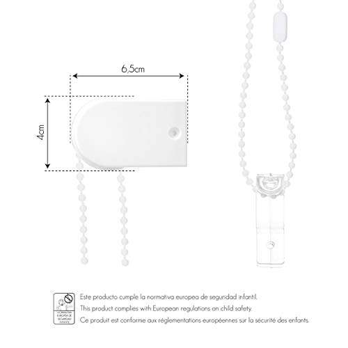 Blindecor Estor enrollable translúcido digital,130X180 cm