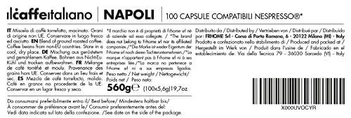 Pack 100 cápsulas compatibles con Nespresso - Intensidad 12