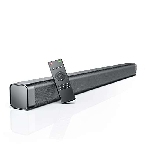 Barra de Sonido 2.0 para TV 120 dB, Altavoces Bluetooth 5.0 DSP con Sonido Envolvente