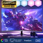 XGaming Monitor 27 Pulgadas, Curvo Gaming, 165Hz, 2560x1440