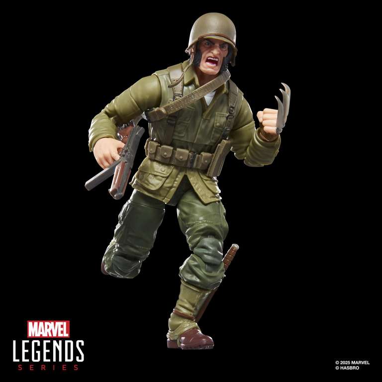 Figuras de acción originales de Marvel Legends, estatua coleccionable, Retro, Lobezno, espiral Figuras de acción originales de Marvel Legends, estatua coleccionable, Retro, Lobezno, espiral