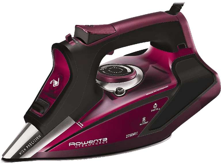 Plancha de Vapor - Rowenta STEAMFORCE DW 9218, 2750W, 400 microagujeros,  Sistema Anti-drip » Chollometro