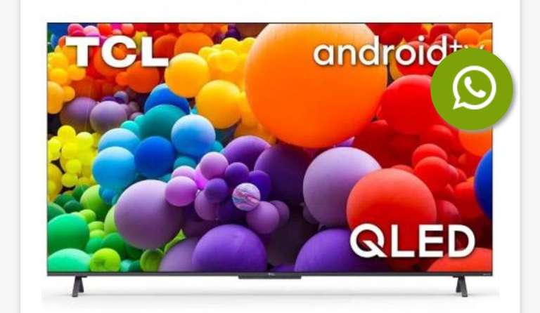 Televisor TCL QLED 50C725 50'/ Ultra HD 4K/ Smart TV/ WiFi HDMI 2.1