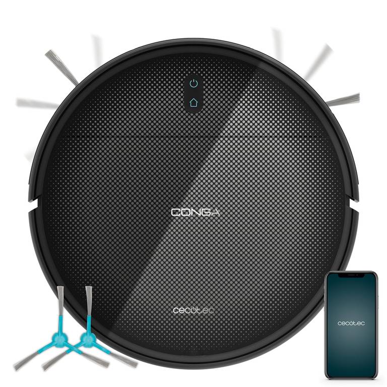 Cecotec Robot Aspirador Conga M10 Advance. Navegación Giroscópica Ordenada, Presión de Succión