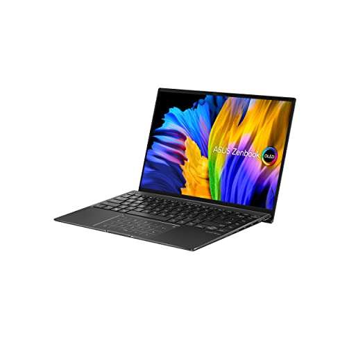 ASUS ZenBook 14X OLED UM5401QA-L7177 - 14" (5800H, 16GB RAM, 512GB SSD, Radeon Graphics, Sin SO) Negro Jade - Teclado QWERTY español