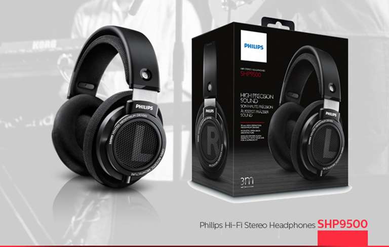 Philips shp 9500 auriculares de alta fidelidad