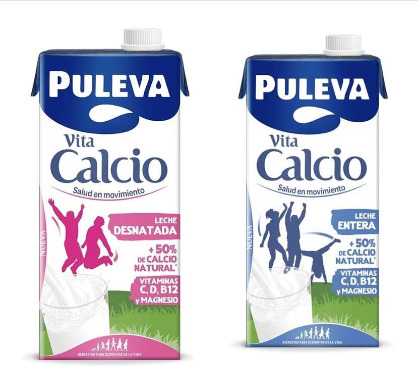 Leche Puleva Entera Calcio 1 litro c/6