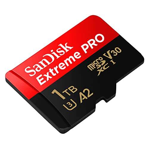 Tarjeta Micro SD 1TB SanDisk Extreme Pro con adaptador 200mb/s Amazon DE